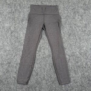 Lululemon Train Times Leggings Size 4 Heather Gray Align High Rise Crop  Women's
